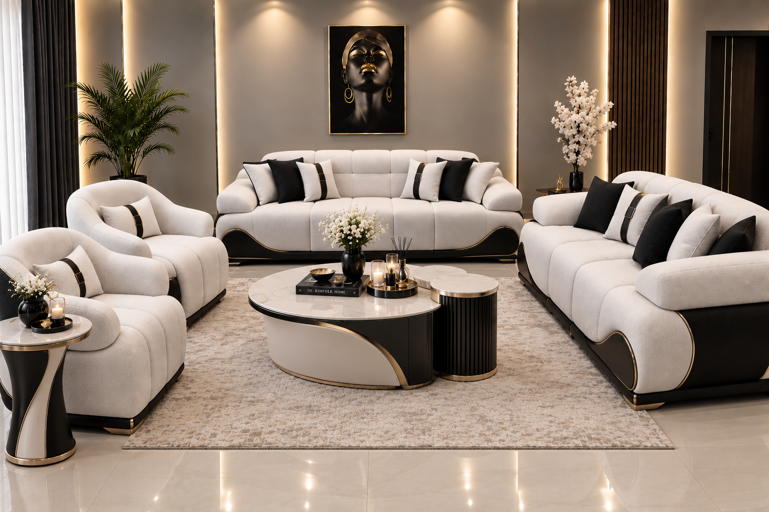 طقم غرفة معيشة 101000019